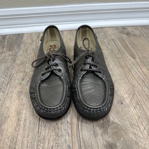 SAS Siesta Women's 9 Narrow  Bronze Leather Comfort Lace Up Shoes Handsewn USA